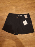 Brand New Ladies Primark Size 8 Black Shorts
