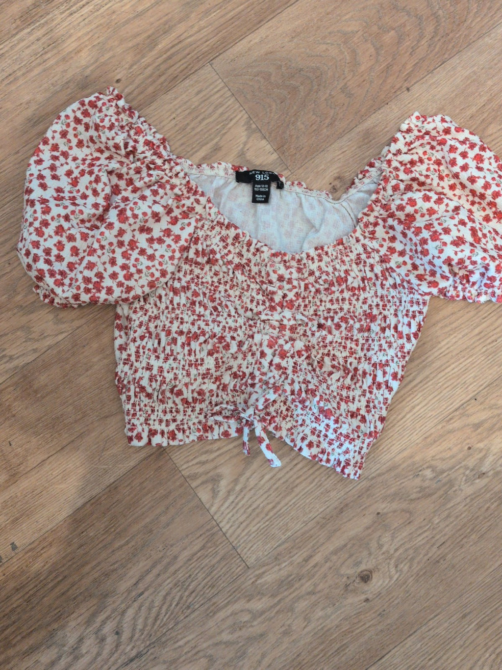 New Look 915 12-13 Years Floral Crop Top