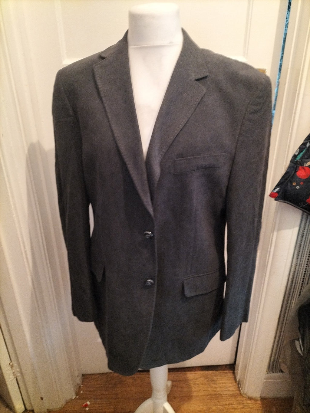 Mens Marks And Spencer Collezione Size 42M Grey Padded Lined Suit Jacket