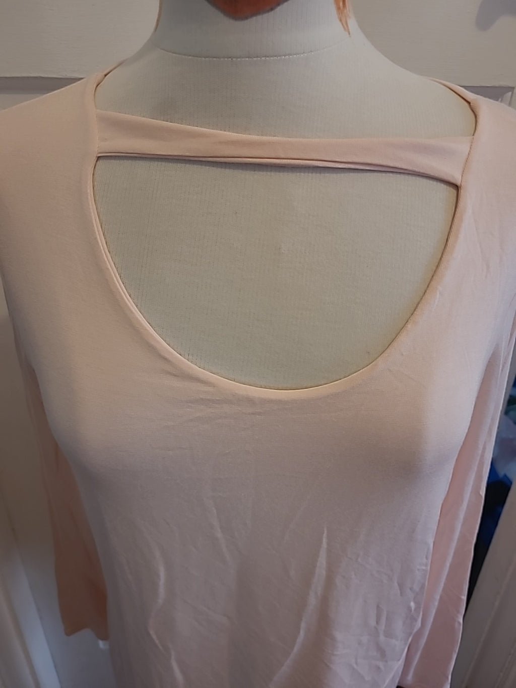 Ladies B.You Size 12/14 Pink Long Sleeved Tshirt
