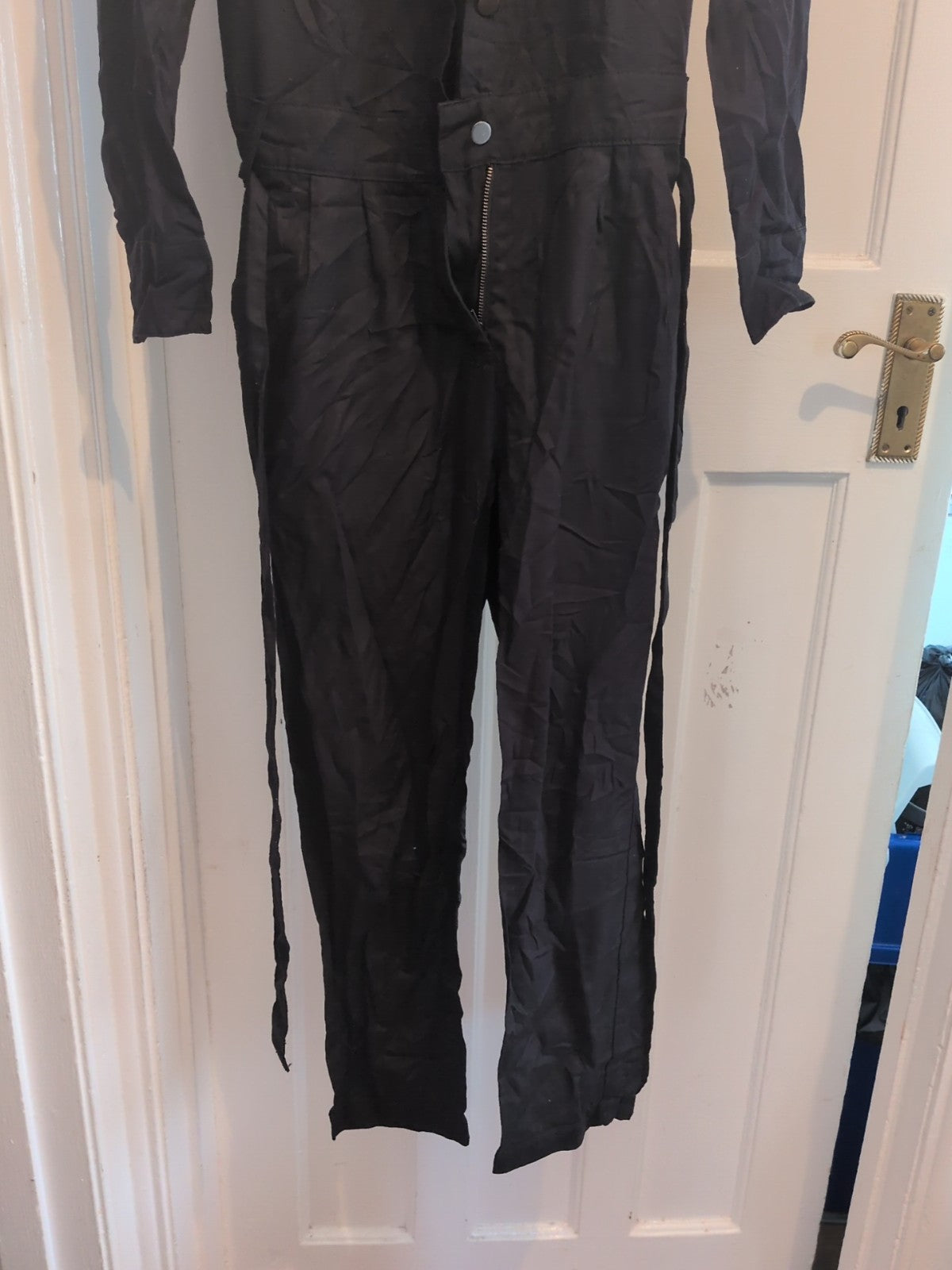 Next 8 Black Buttoned Jumpsuit