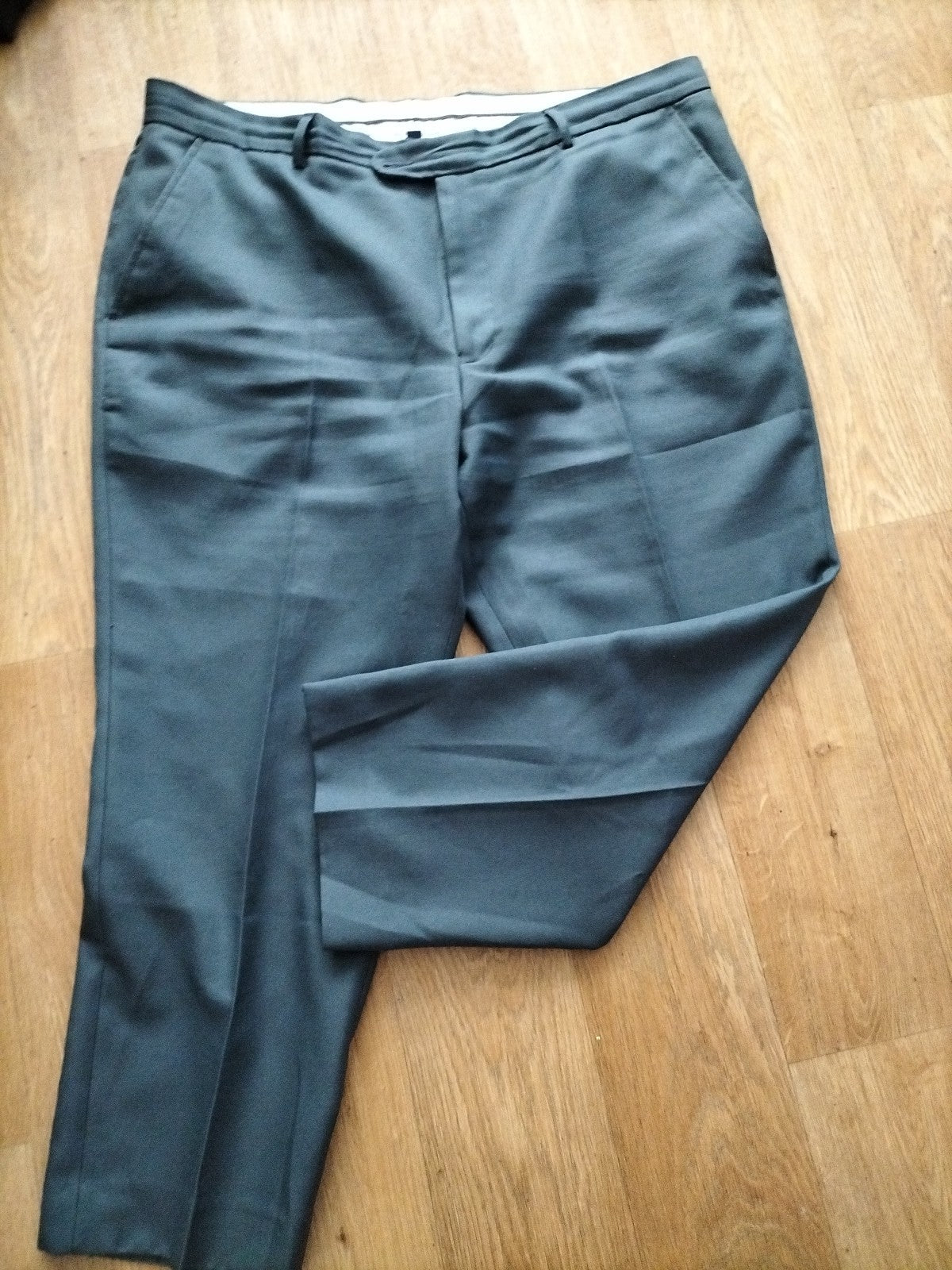 Mens Premier Man Size 42 Bottle Green Trousers