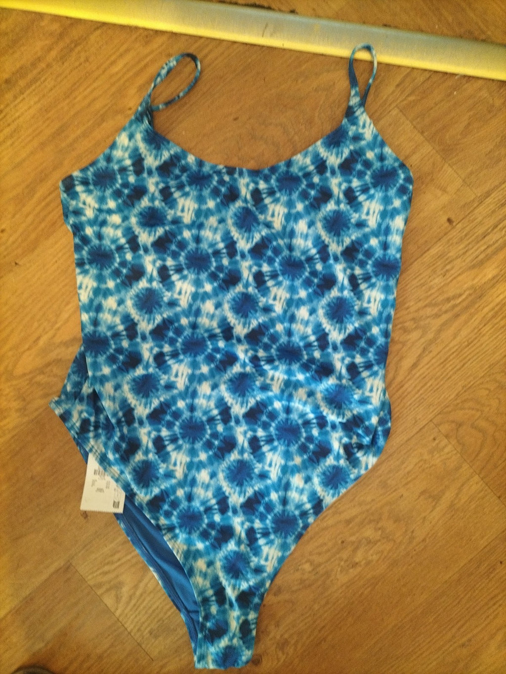 Brand New Primark 14-16 Blue Patterned Swimming Costume