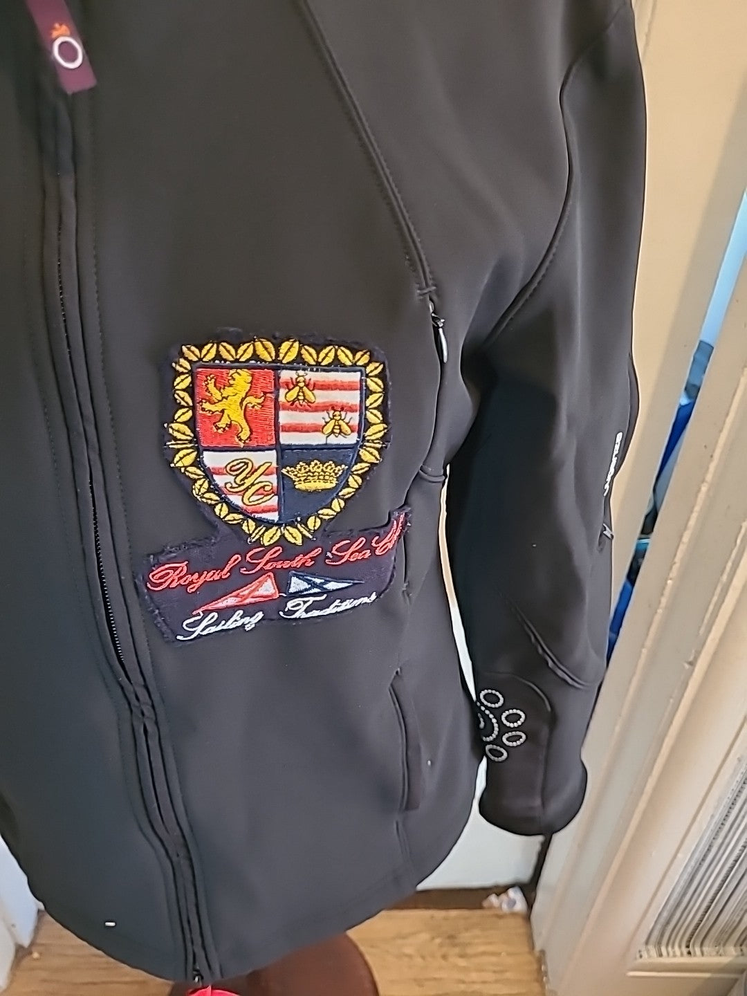 Ladies Royal South Sea Club Large Black Jacket