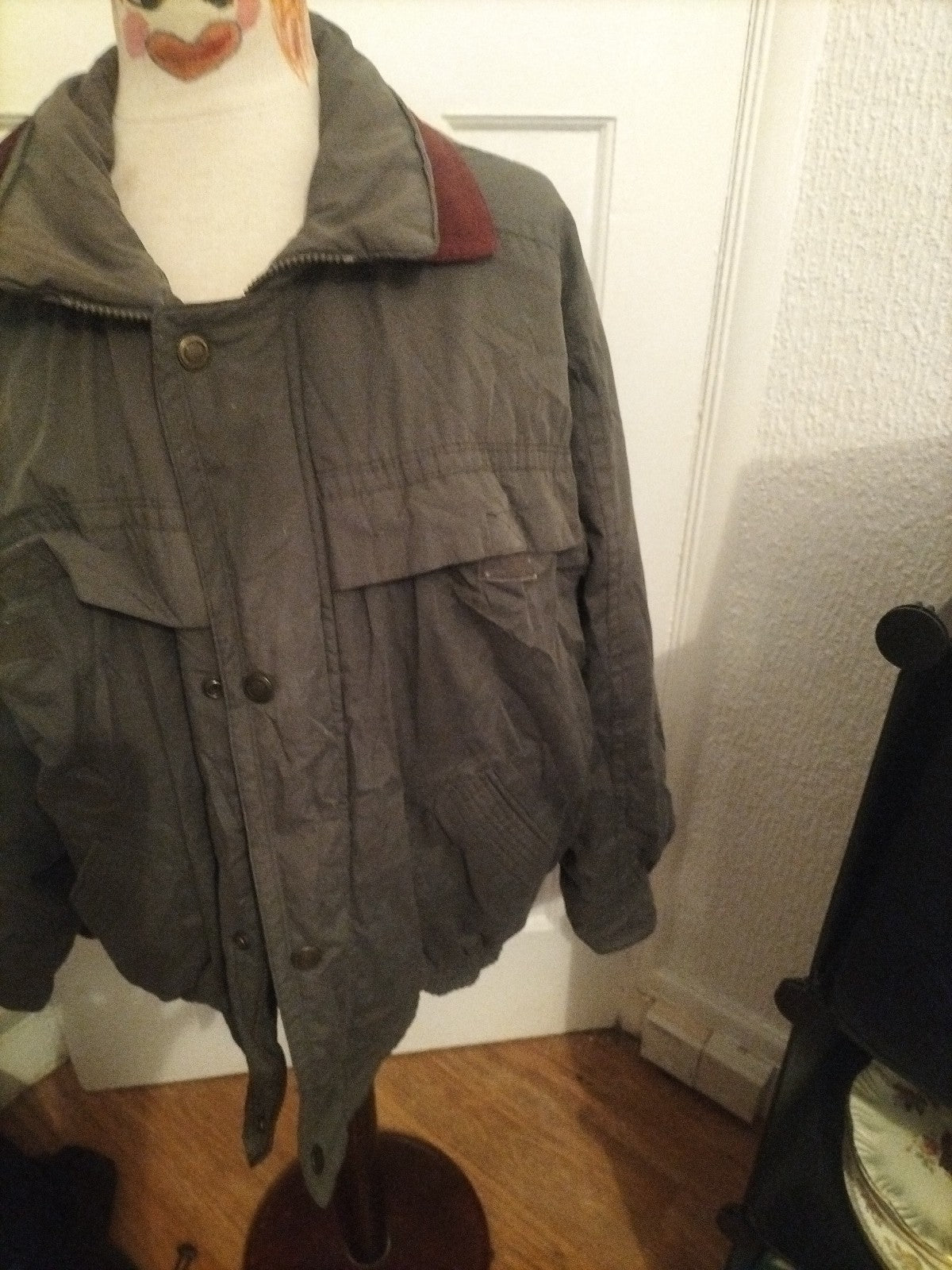 Mens Casual Club Size Small Green Lined Jacket