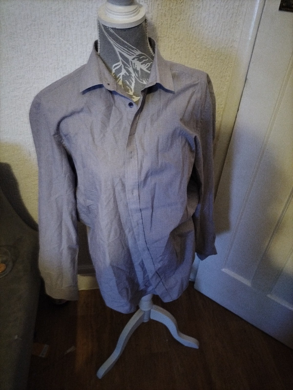 Mens Parkes 16.5 Slim Fit Long Sleeved Shirt