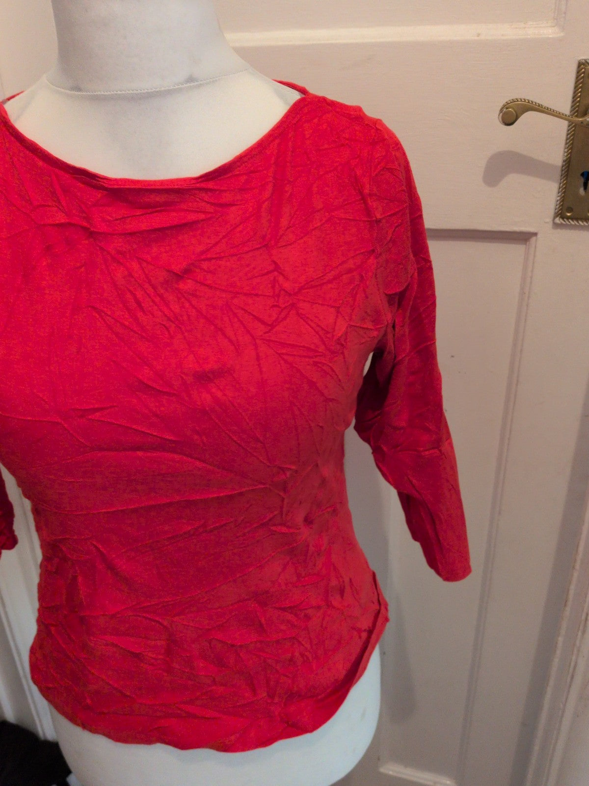 New Look 14 3/4 Sleeve T-shirt Red