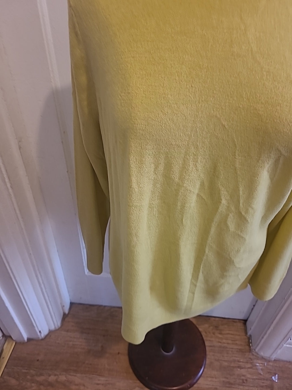 Ladies Bonmarche Size 18 Yellow Long Sleeved Pullover Jumper