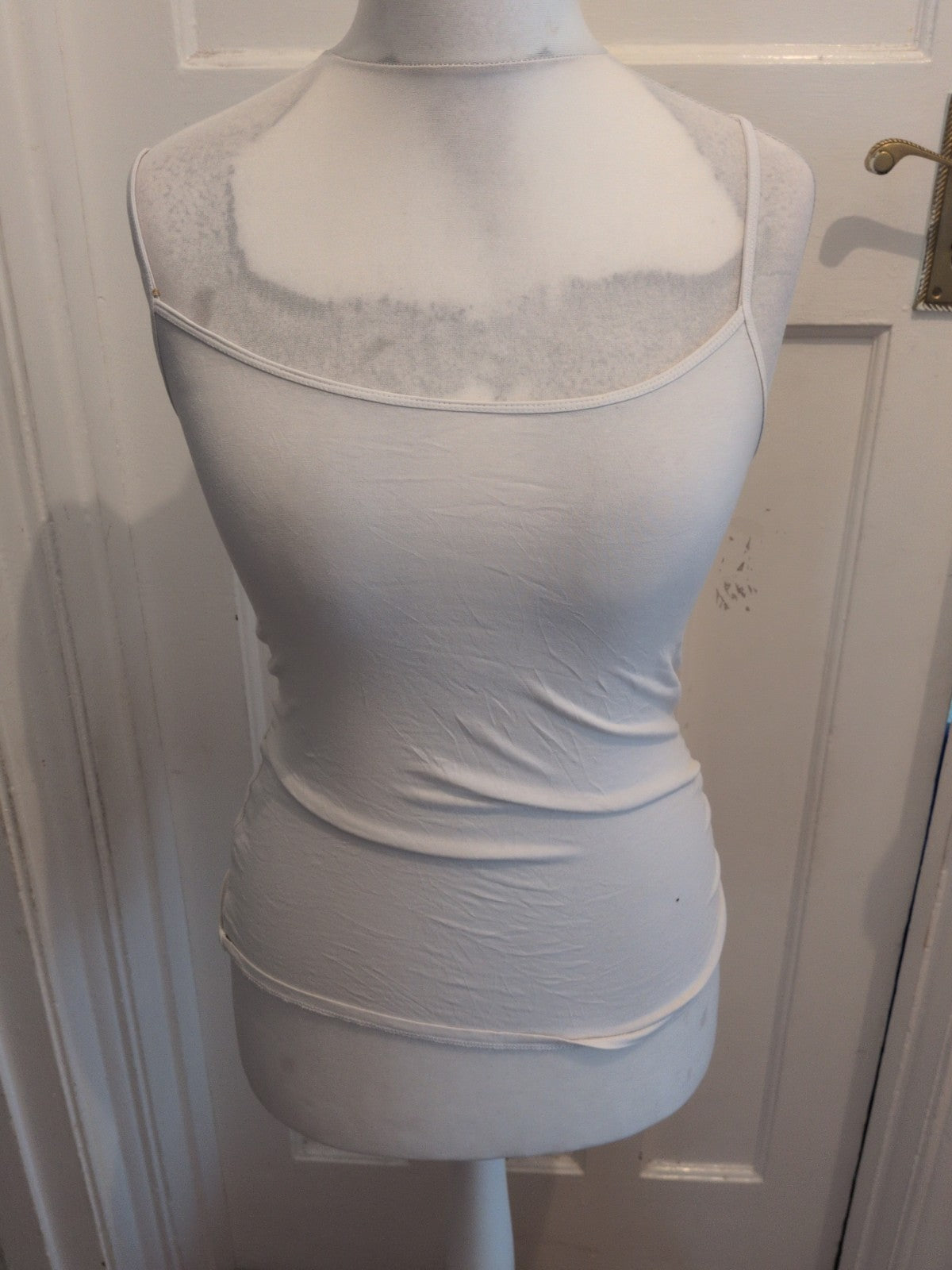 George 10 White The Fitted Cami