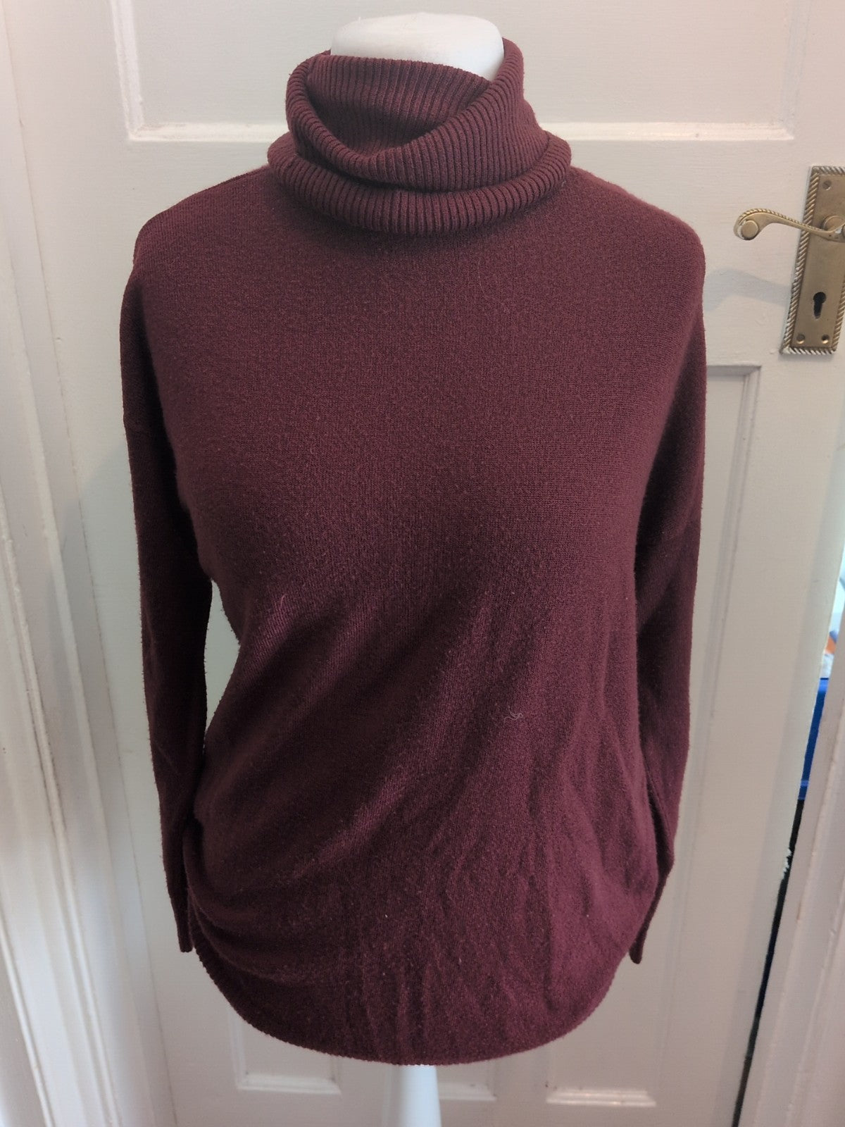 Pep&Co 14 Burgundy Roll Neck Jumper