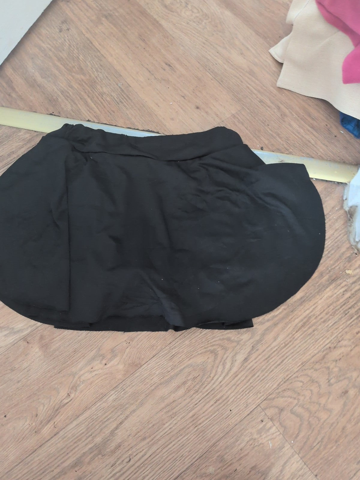 13-14 Years Black Skort