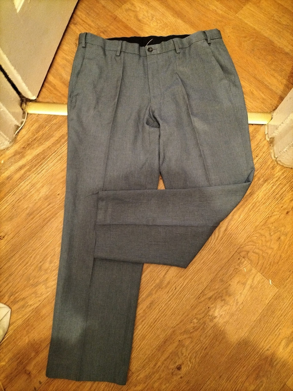 Mens M&S Size 38 Short 29 Leg Denim Colour Trousers