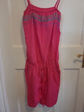 Ladies Size Medium Pink Sleeveless Playsuit