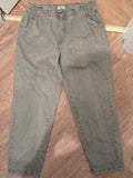 Ladies Denim Size 16 Sage Green Elasticated Jeans