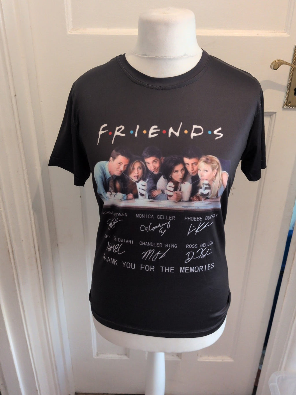 Ladies Small Friends Print Short Sleeve T-shirt