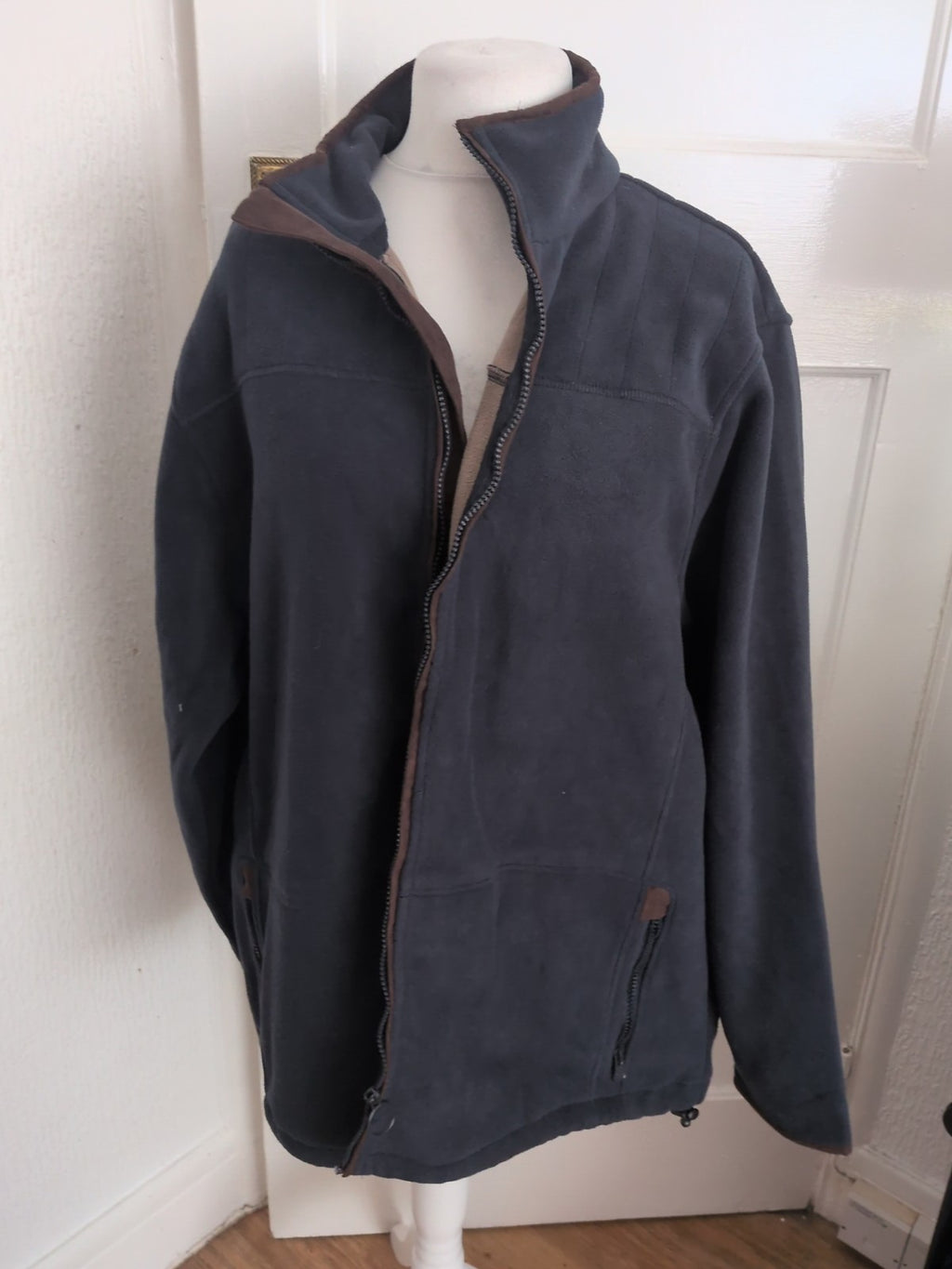 Country Estate XL Navy Full Zip Jumper