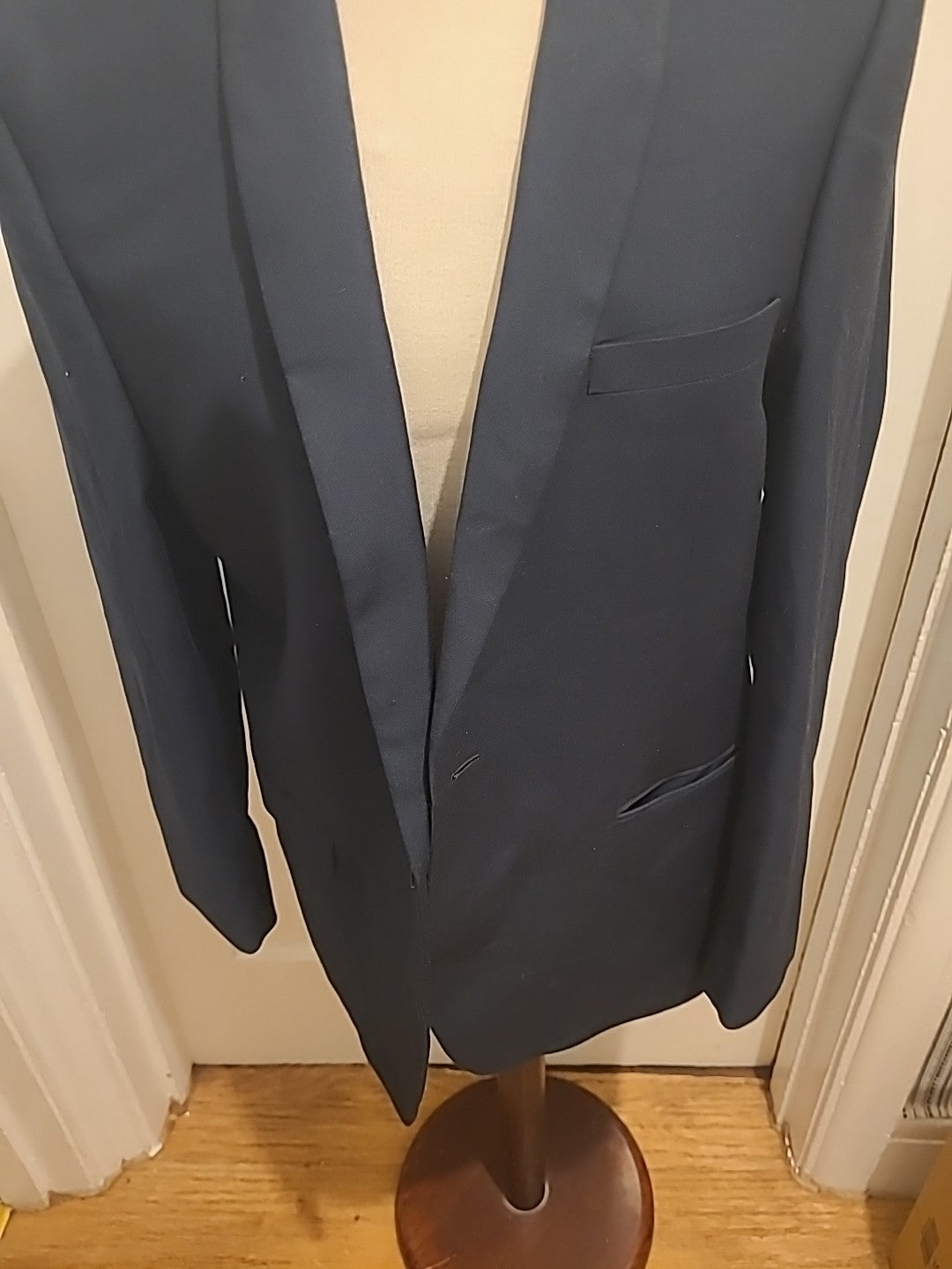 Mens Red Herring Size XL Navy Lined Padded Blazer
