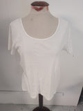 Marble Large White Short Sleeve T-shirt