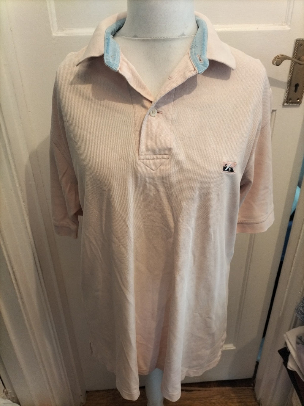 Cutter&Buck XL Pale Pink Short Sleeve Polo