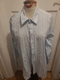 Mens Guess Cintage Size XL Pale Blue Long Sleeved Shirt