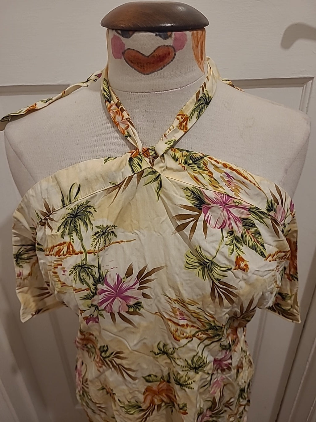 Ladies Billabong Size Small Multi Floral Sleeveless Strapless Dress