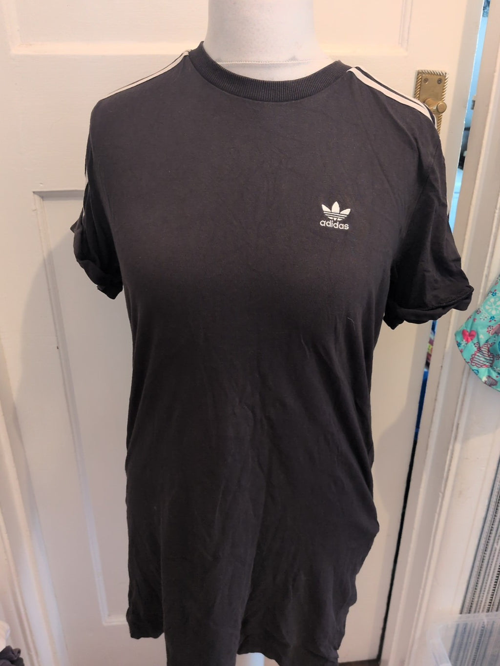 Adidas 12 Black And White Short Sleeve T-shirt