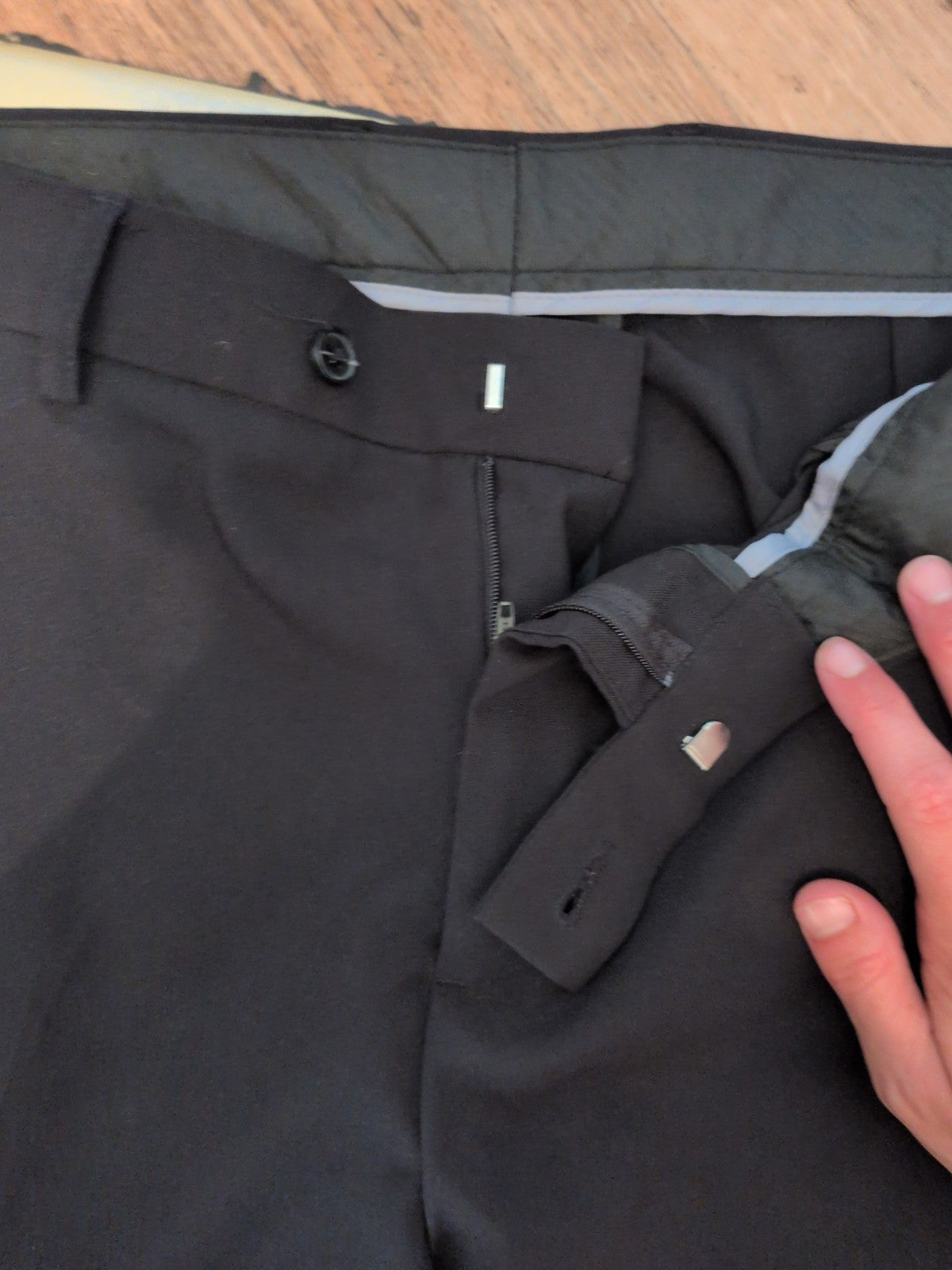 36/31 Black George Smart Trousers Immaculate