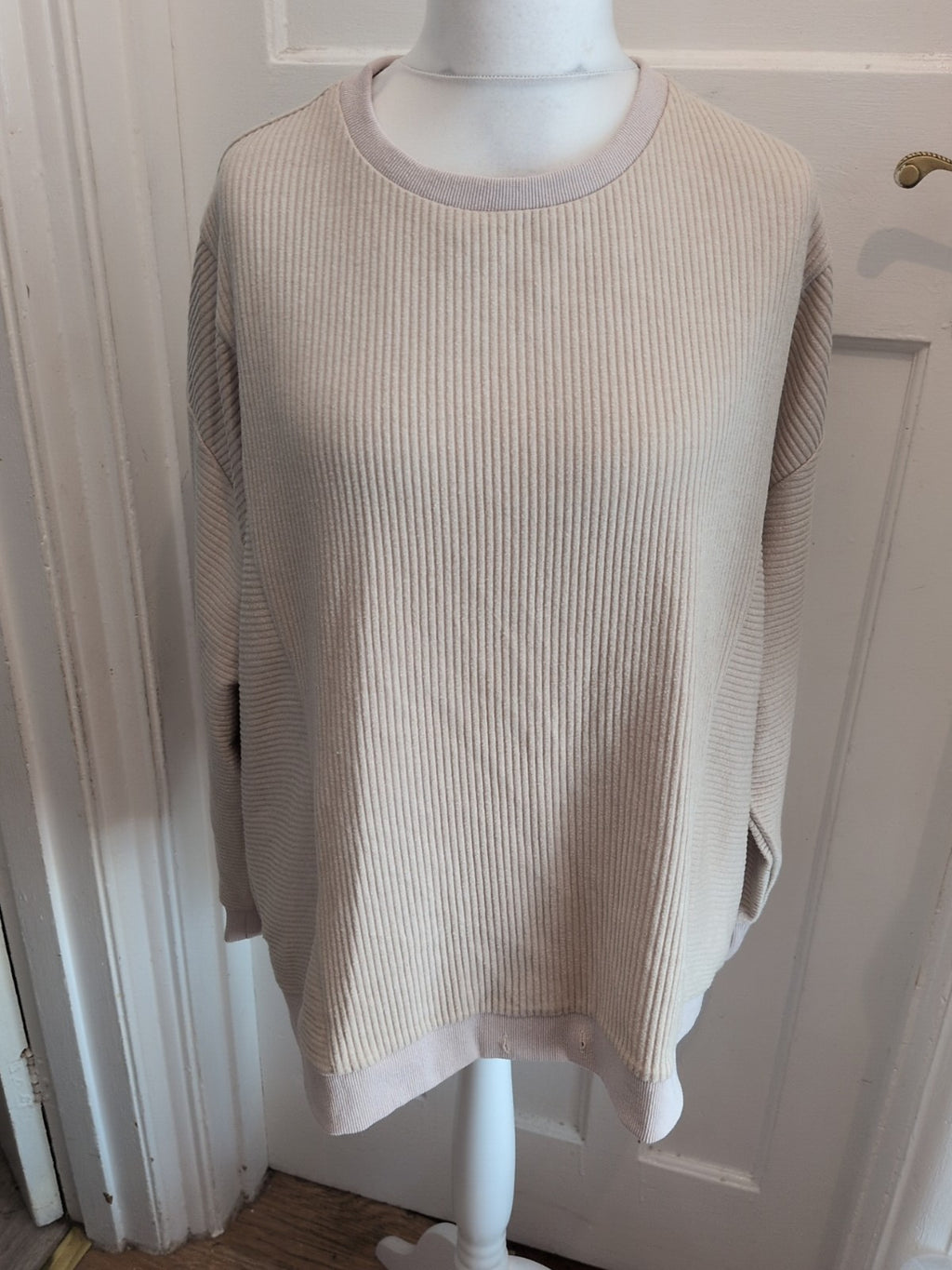 JD Williams 24 Beige Long Sleeve Pullover Jumper