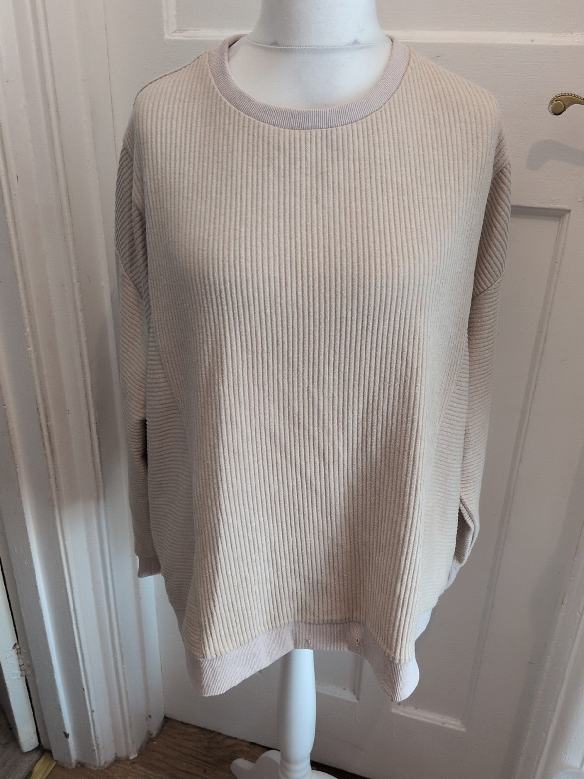 JD Williams 24 Beige Long Sleeve Pullover Jumper