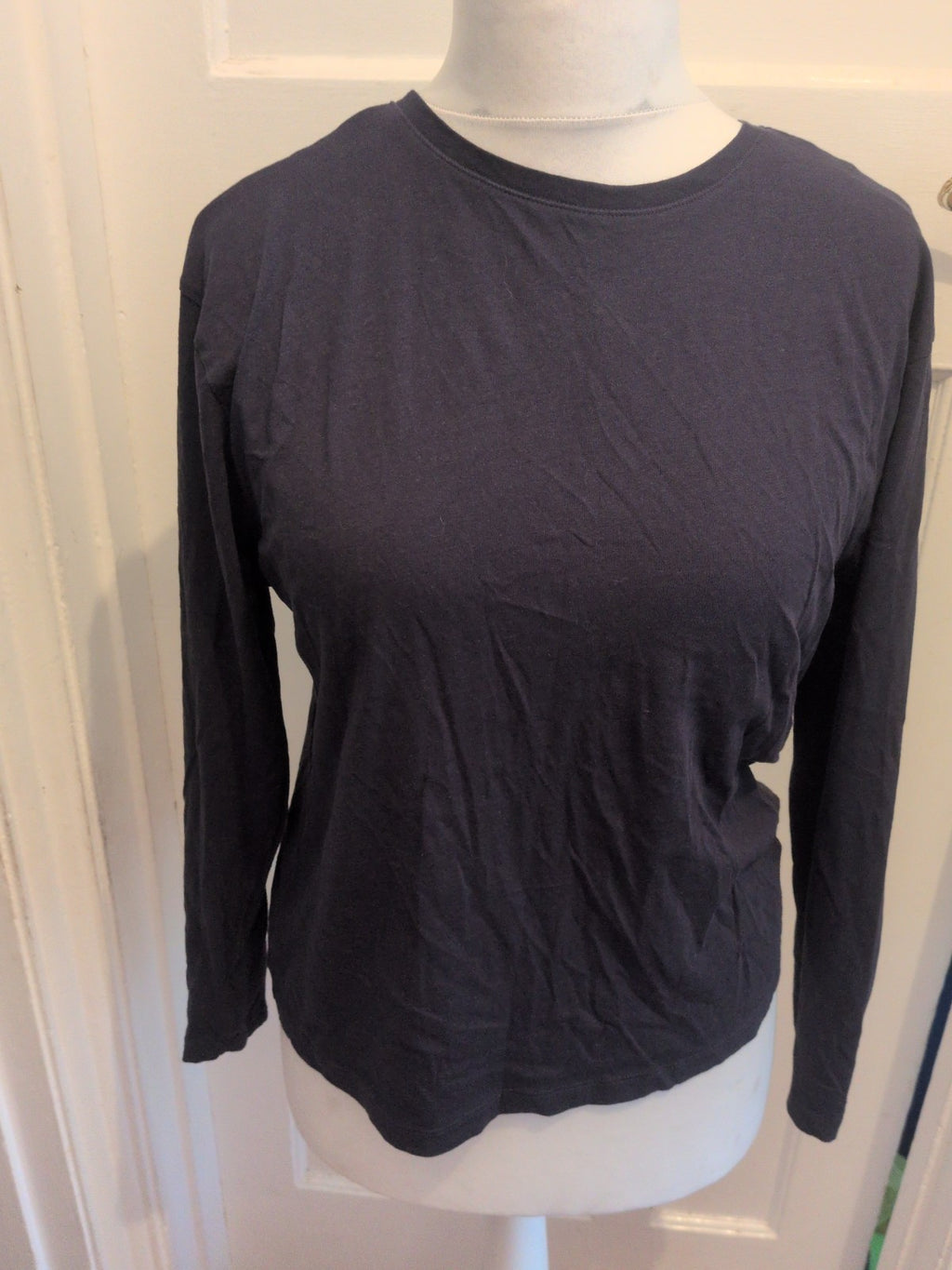 Day Dreams Medium Dark Navy Long Sleeve Pyjama Top