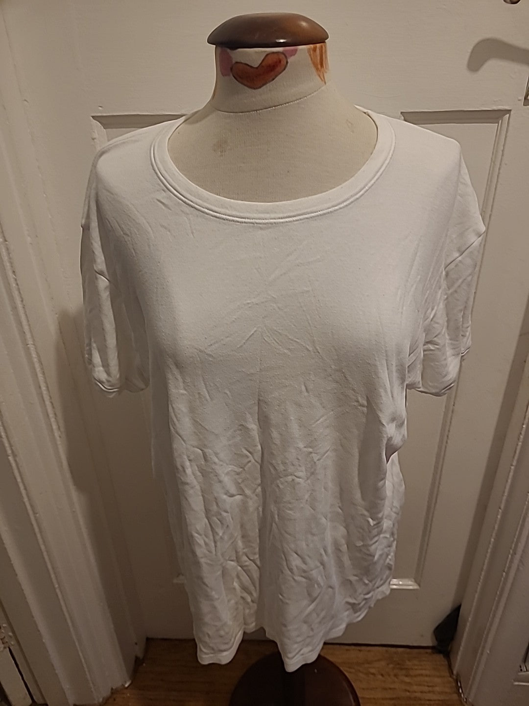 Mens Marks And Spencer Size 2XL White Short sleeve Top