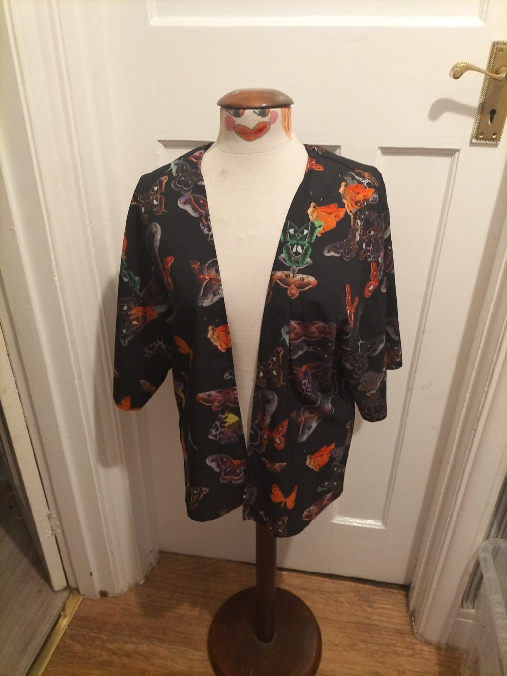 Ladies Topshop Size 6 Multi Coloured Floral Cardigan