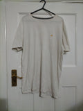 Men's Easy Slim Fit XL White Short Sleeve Top