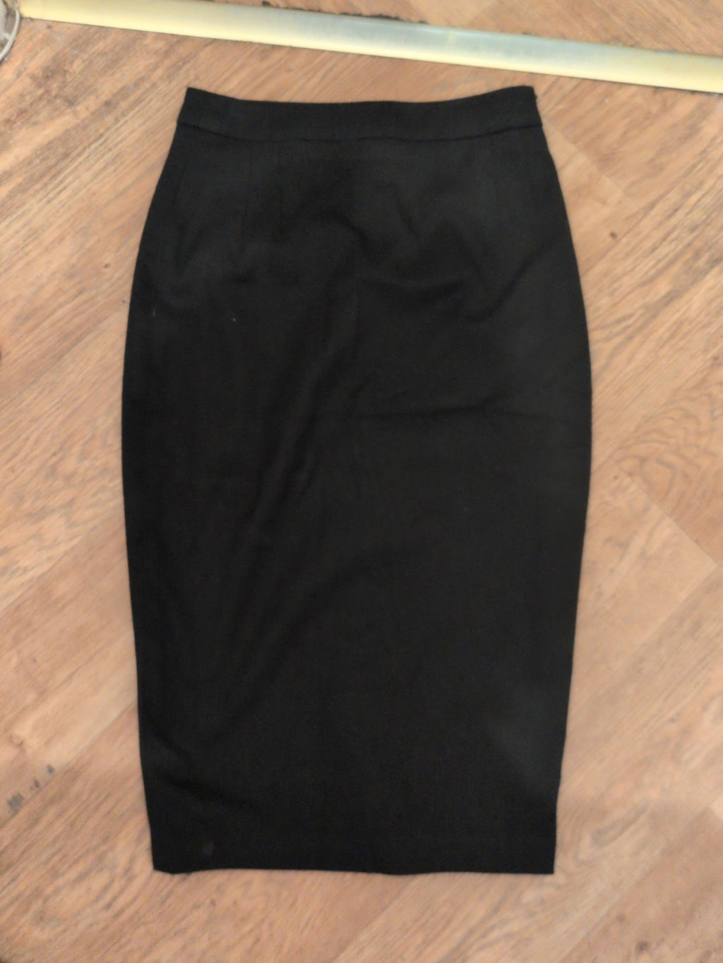 Next Tailoring 8 Black Lined Long Length Straight Skirt