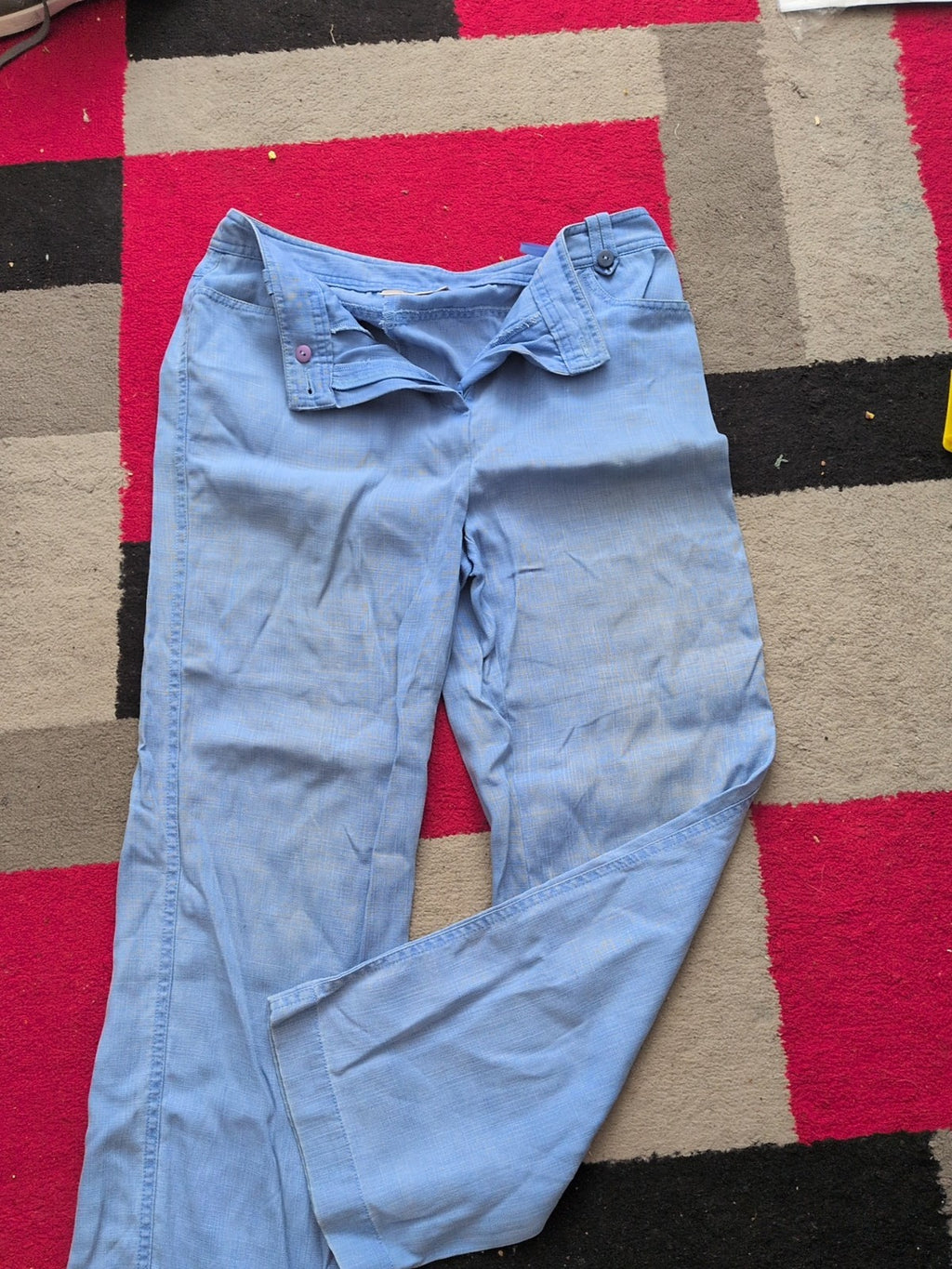 Cc Petite 10 Blue Trousers