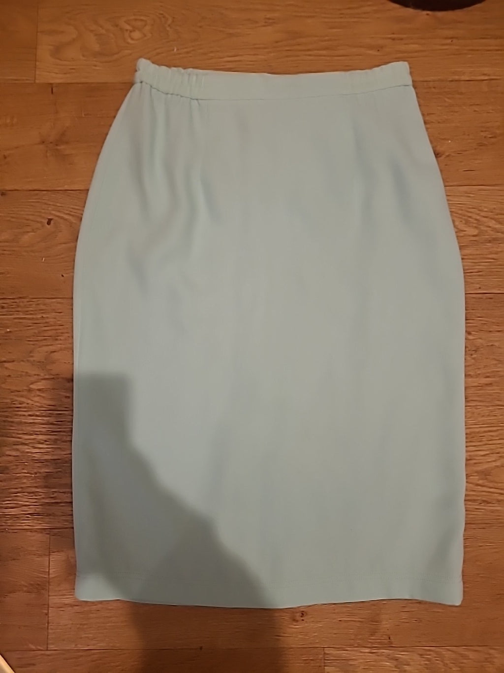 Ladies Occasion Wear Size 12 Turquoise Lined Pencil Elasticated Skirt