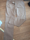 Cotton Traders 40" Beige Brown Straight Leg Jeans