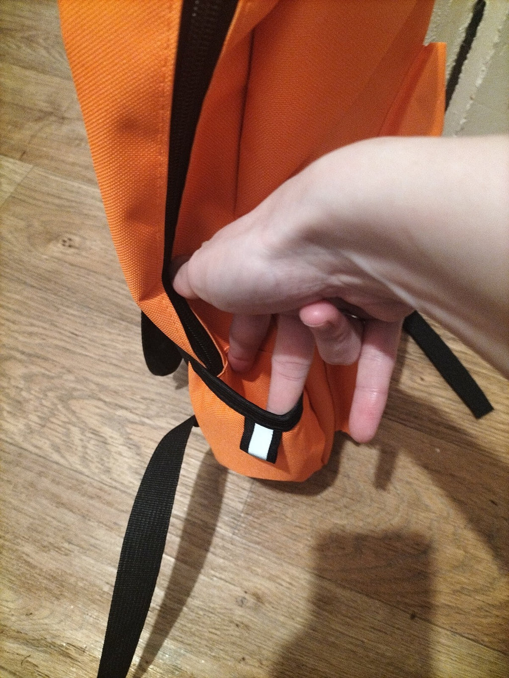 Brand New Sealed Waterproof Bright Orange Rucksack Leisure School
