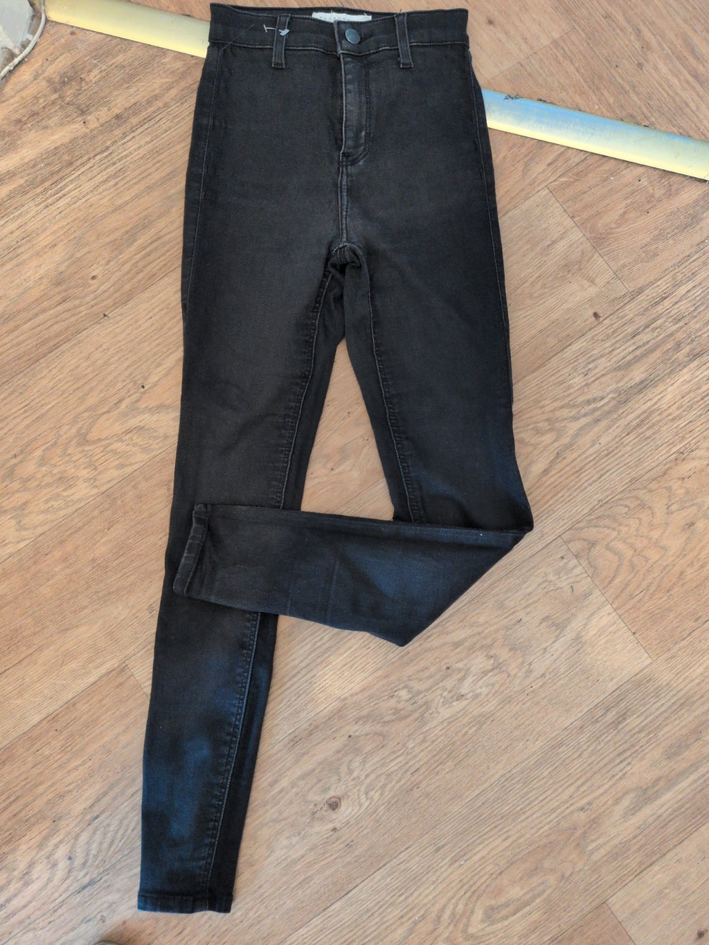 Topshop XS Petite "Joni" Black Skinny Jeans