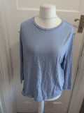 Ladies Tu Size 18 Regular Fit Long Sleeve Violet T-shirt