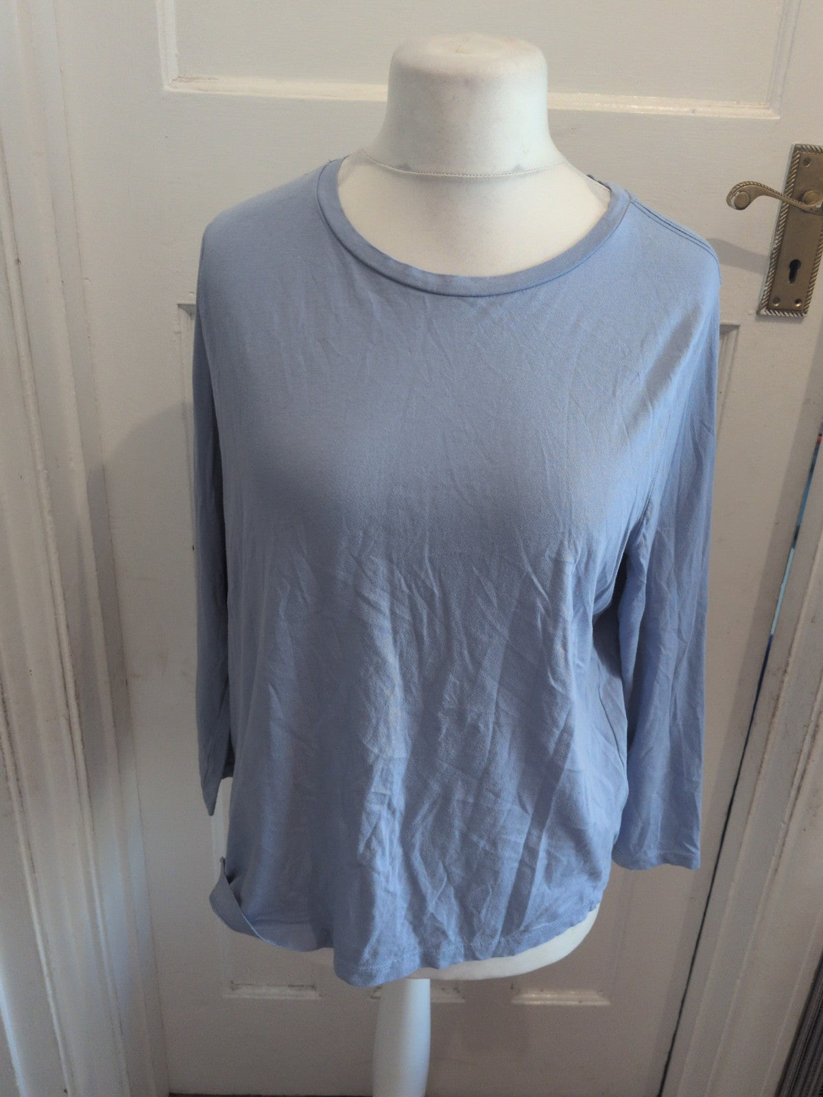 Ladies Tu Size 18 Regular Fit Long Sleeve Violet T-shirt
