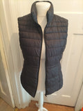 TU Small Black Sleeveless Puffer Jacket