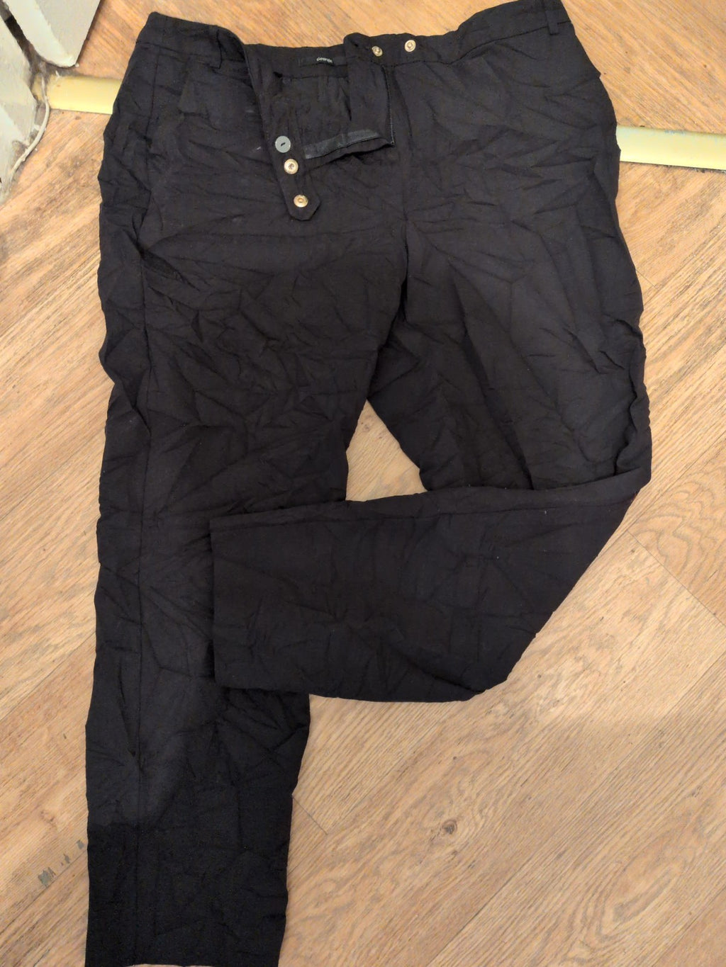 George 16 Black Smart Trousers