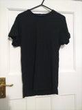 Men's Slim Fit Size Xs Black Short Sleeve Top