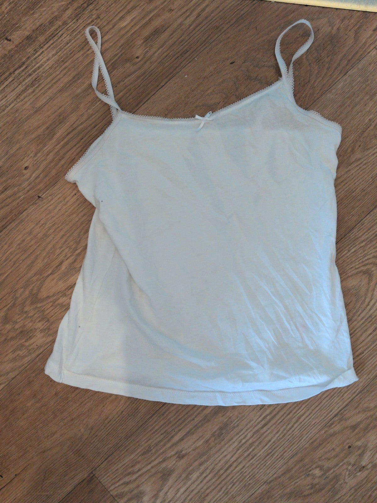 George 10-11 Years White Vest Top