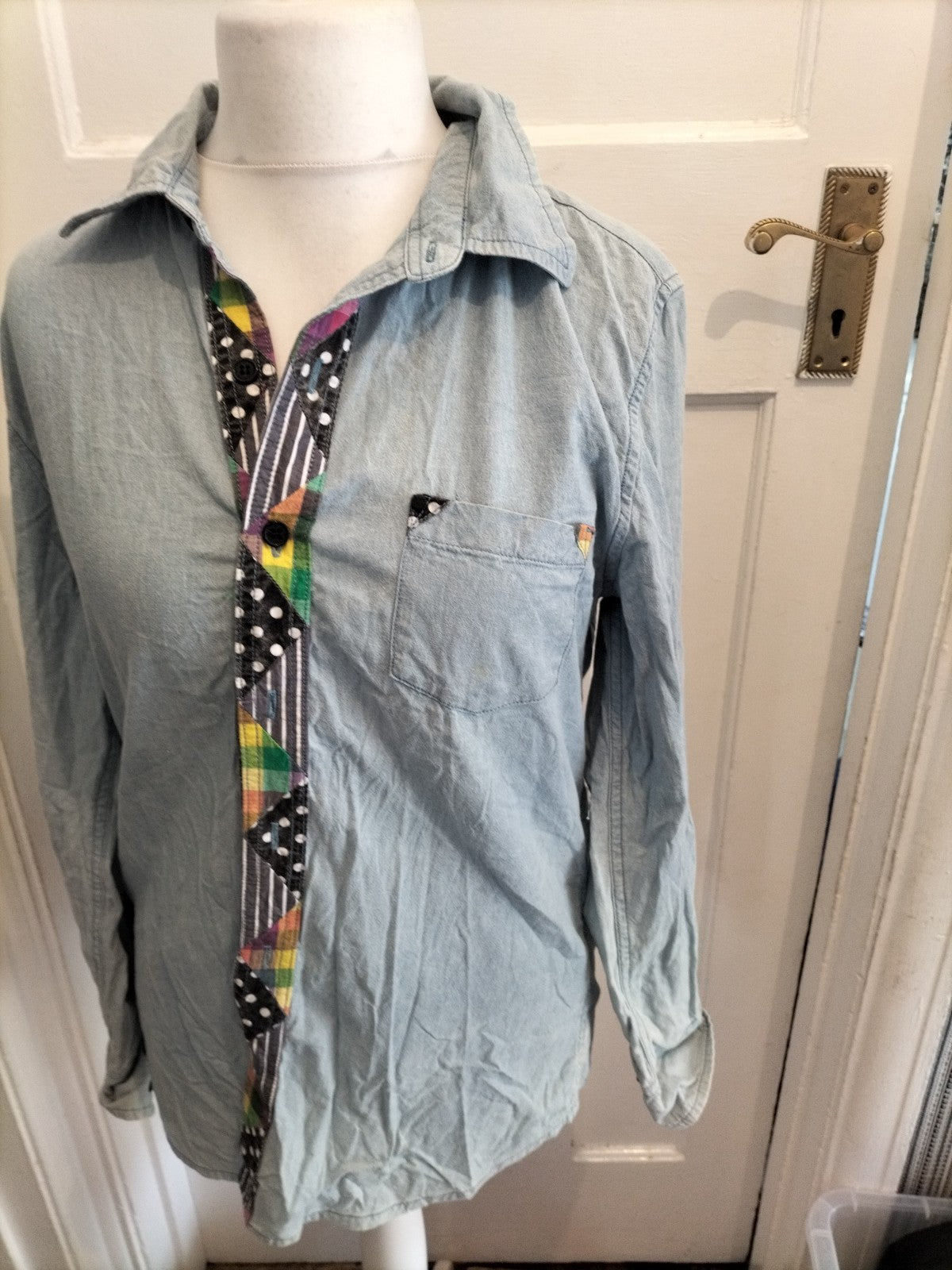 Rhythm Medium Denim Colour Long Sleeve Shirt