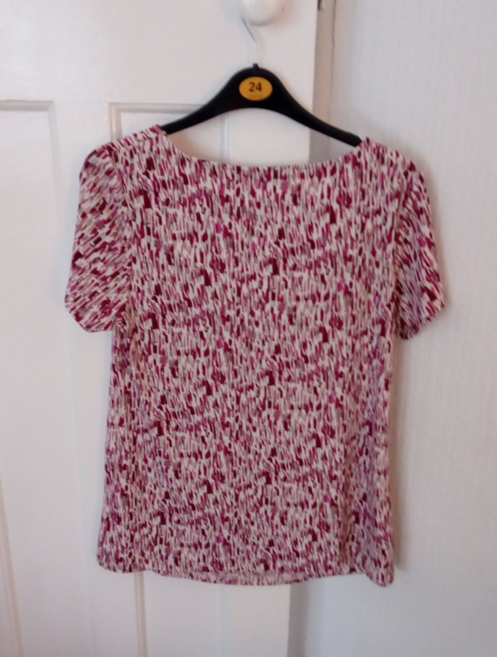 Ladies TU Burgundy Cowl Neck Top Size 12