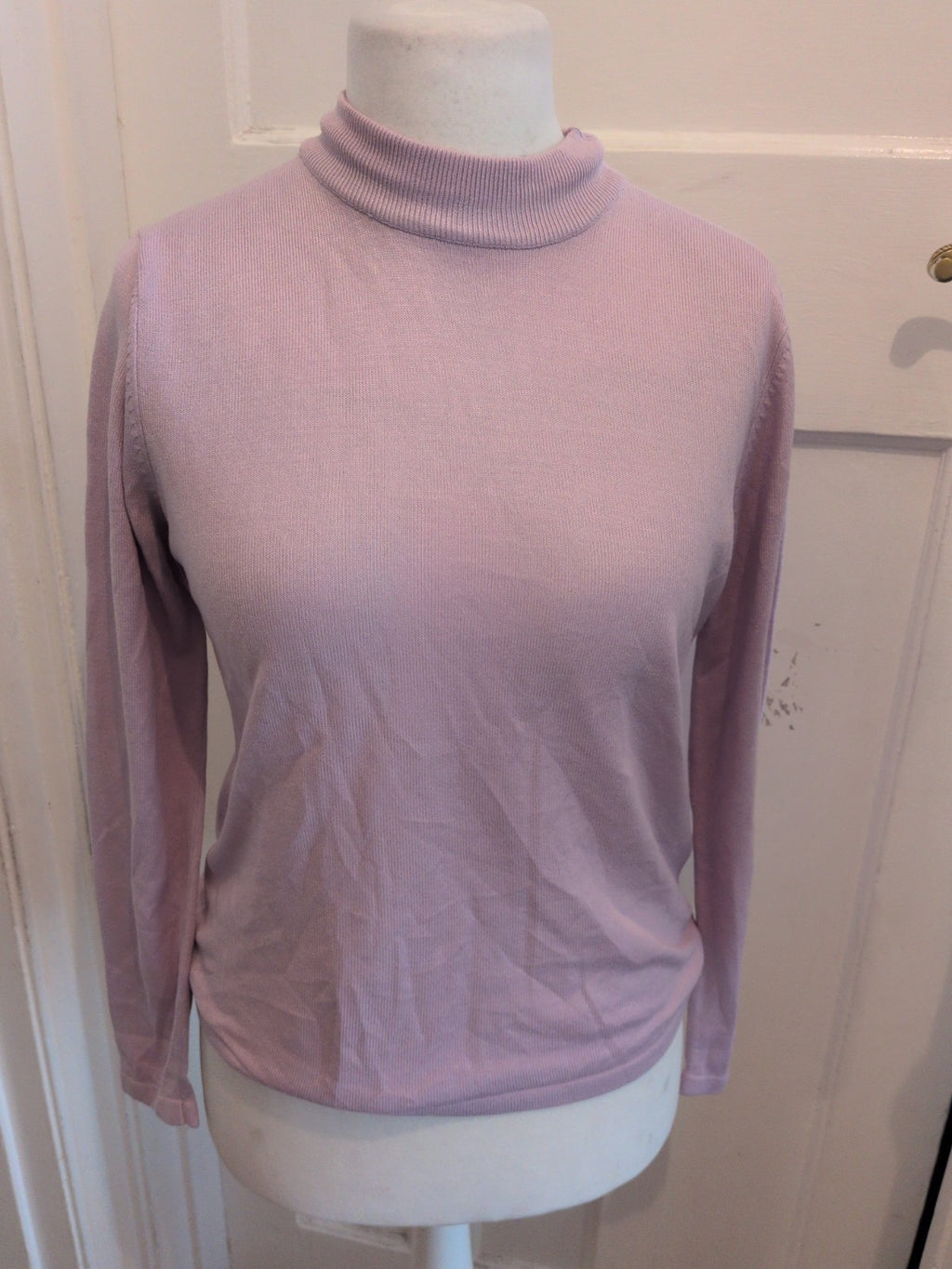Marks And Spencers 10 Lilac Lightweight Jumper