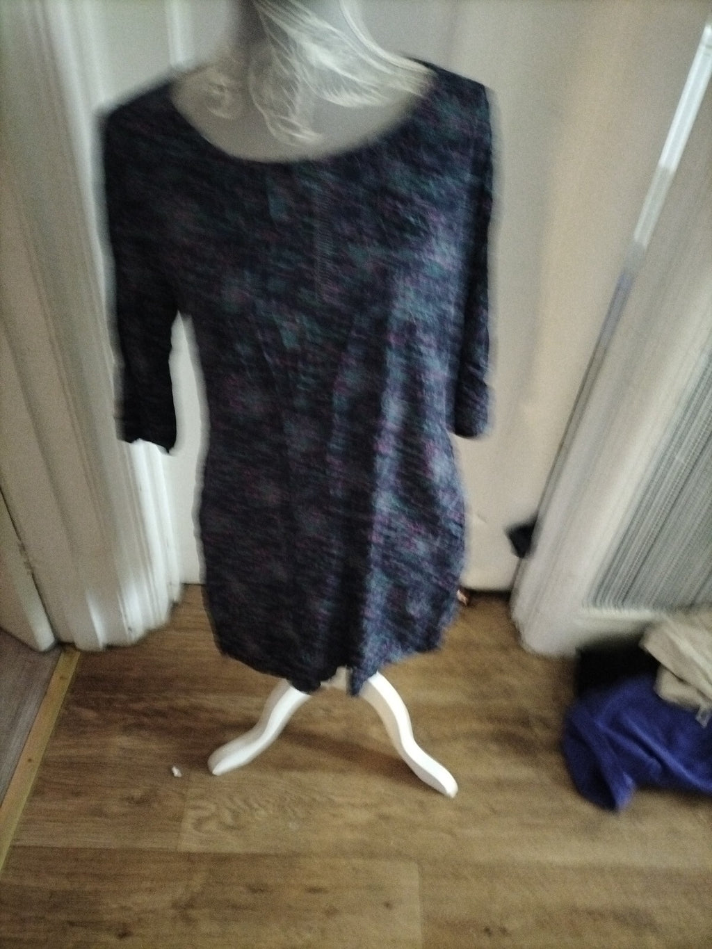 Ladies Mistral Size 8 Floral Mid Sleeved Dress