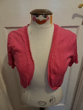 Ladies Tu Size 12 Pink Shoulder Cardigan